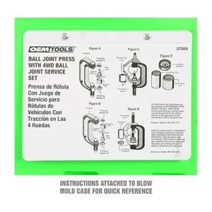 OEMTOOLS 37089 Conjunto de prensa de rótula y U Conjunto_7