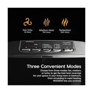 IRIS USA WOOZOO Calentador portátil oscilante de 1500 W_3