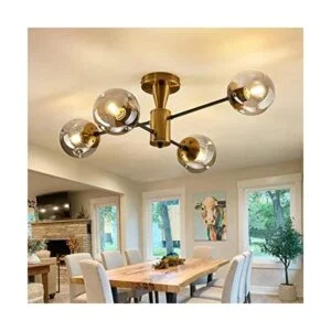 FGSADI Moderna lámpara de techo semiempotrada candelabro_1