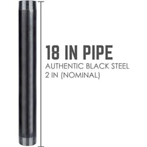 Pipe Décor Tubería de acero de 2.0 in x 18.0 in_2