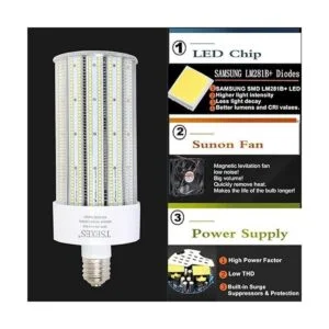 Bombilla LED de maíz equivalente a 1000 W base E39 Mogul_2