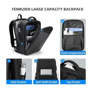 FENRUIEN Mochila antirrobo para computadora portátil para_3