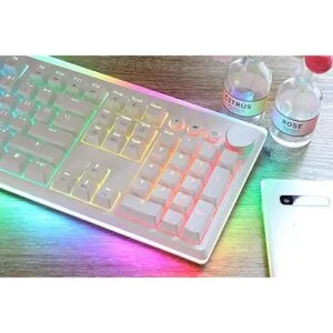 irocks K71M Teclado mecánico RGB para juegos con perilla_5