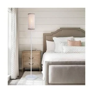 VILUXY Lámpara de pie bohemia bohemia con pantalla de_3