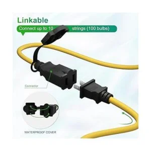 LEDIARY Cadena de luces de construcción de 100 pies 10_4