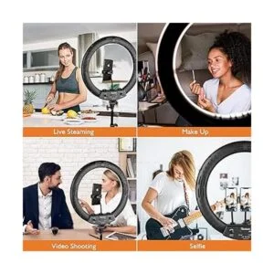 Inkeltech Anillo de luz de 18 pulgadas con soporte para_6