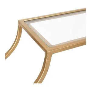 Kate and Laurel Ciel Glam Estantería de pared geométrica_6