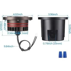 LEONLITE Luces LED de paisaje de 6 W en el suelo al aire_3