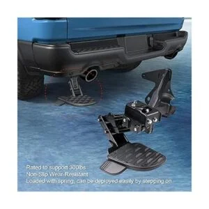 JDMSPEED Nuevo escalón de cama trasera retráctil de_5