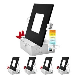 Luxrite 4 pulgadas ultra delgado cuadrado LED empotrable_1