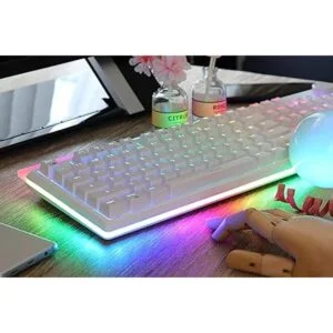 irocks K71M Teclado mecánico RGB para juegos con perilla_6