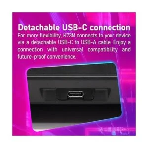 irocks K73M Teclado mecánico para juegos con perilla de_3