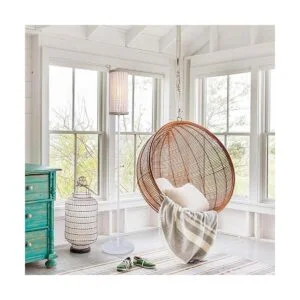 VILUXY Lámpara de pie bohemia bohemia con pantalla de_2