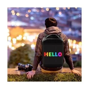 Tesinll Mochila para laptop con pantalla LED mochila de_6