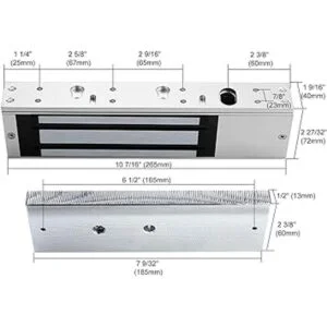 Mageway Cerradura magnética resistente a prueba de agua de_4