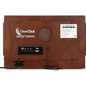 ClearClick Radio AMFM clásica de estilo retro con_5
