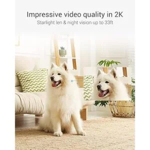 EZVIZ Cámara de interior de 4 MP monitor de mascota para_2