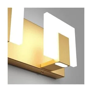 Aipsun Luces de tocador doradas para baño modernas luces_4