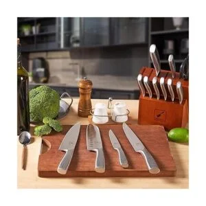 Imarku Juego de cuchillos de cocina con bloque 14 piezas_6