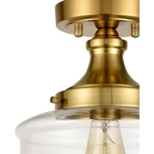 JEENKAE Moderna lámpara de techo de latón para casa_7