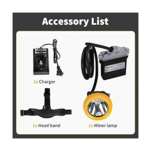 Yongkist Luz de minería de seguridad 12 LED de minería de_7