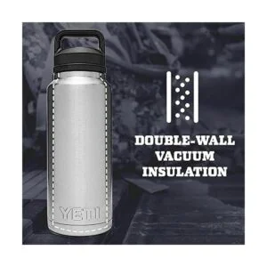 YETI Rambler Botella de acero inoxidable con tapa para_2
