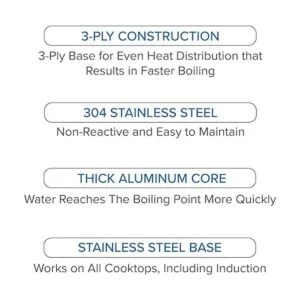 Viking Hervidor de té silbante de acero inoxidable de 2.6_4