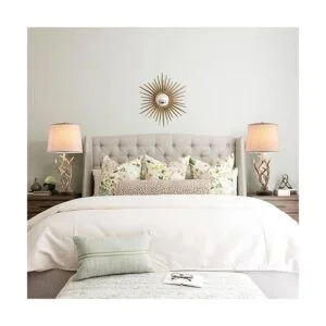 Dungoo Juego de 2 lámparas de mesa rústicas occidentales_2