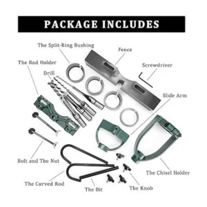 YUEWO Accesorio de mortaja para prensa de taladro juego_3