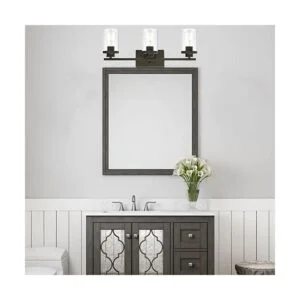 QueeuQ Iluminación de tocador de baño 3 luces con_3