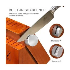 Imarku Juego de cuchillos de cocina con bloque 14 piezas_2