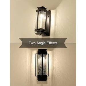 EERU Faroles de pared para exteriores grandes luces de_4