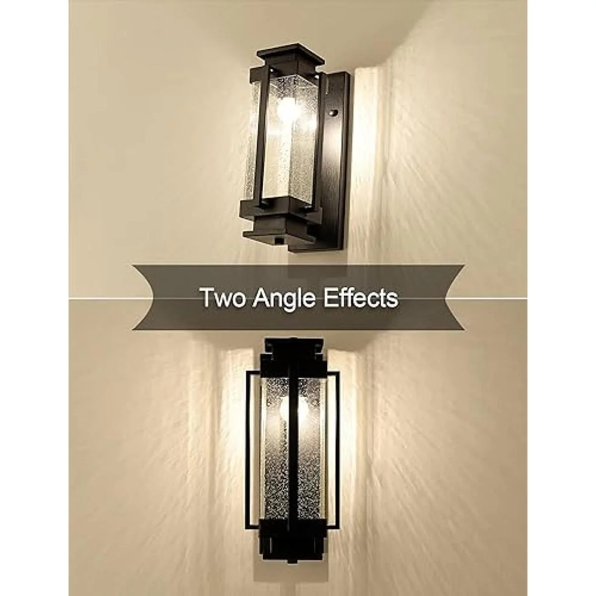 EERU Faroles de pared para exteriores grandes luces de_4