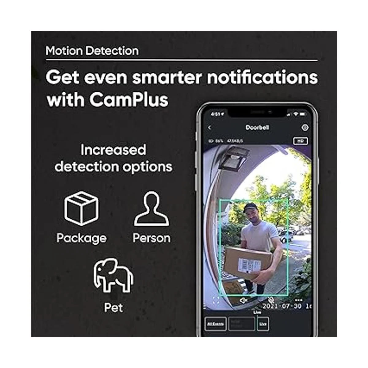 Wyze Timbre inalámbrico de video Pro timbre incluido_4