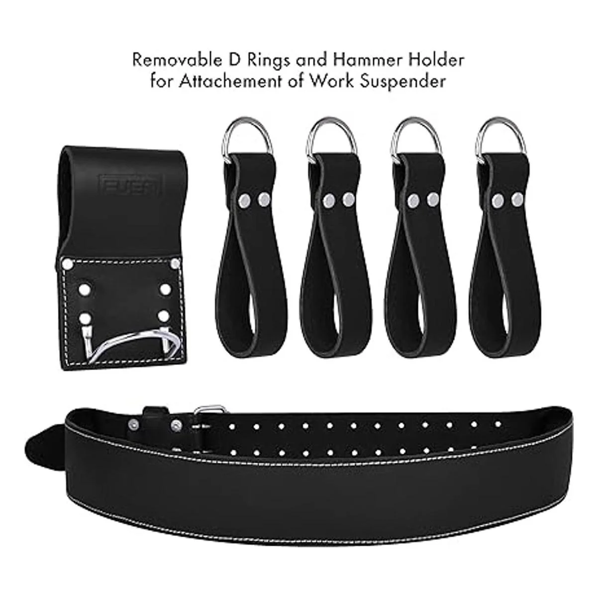 FUERI Kit combinado de bolsas de herramientas Cuero de_3