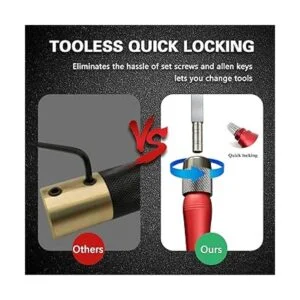 Aogbra Juego de herramientas de torneado de madera con_5