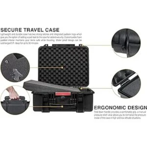 Durabox Estuche de transporte de viaje Mediano 19 x 17 x_2