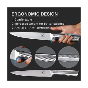 Imarku Juego de cuchillos de cocina con bloque 14 piezas_4