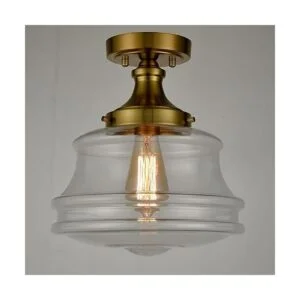 JEENKAE Moderna lámpara de techo de latón para casa_6