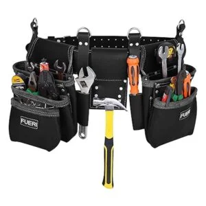 FUERI Kit combinado de bolsas de herramientas Cuero de_2