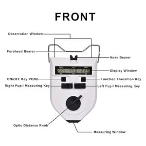 Pupilómetro metro digital del PD regla óptica del PD_4