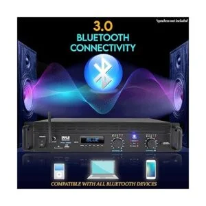 Amplificador de potencia Bluetooth de 2 canales montaje_4