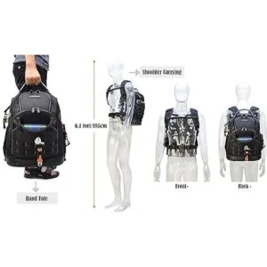 Mochila de herramientas de 77 bolsillos mochila de_5