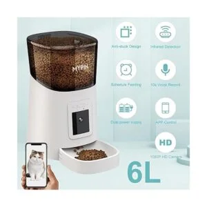 Alimentador automático de video para mascotas con cámara_2