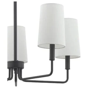 Homebelife Lámpara de araña de granja 5 luces modernas de_7