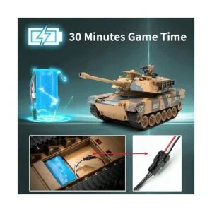 Supdex Tanque RC de 118 para adultos tanque de batalla_6