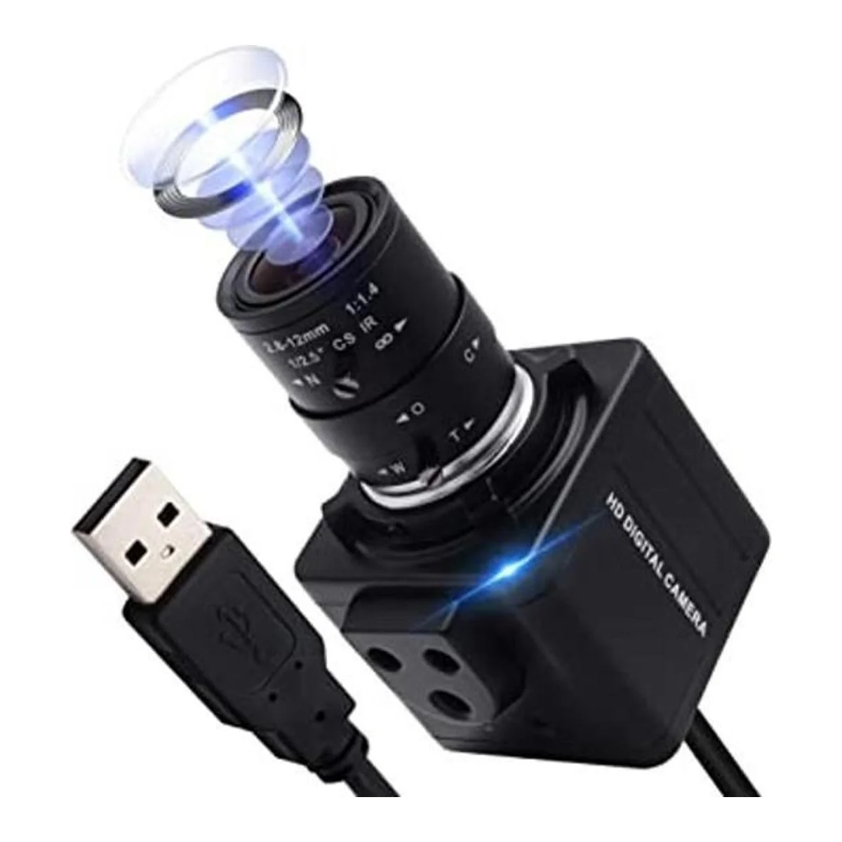 ALPCAM Cámara web 4K USB Ultra HD 2160P cámara web óptica_1