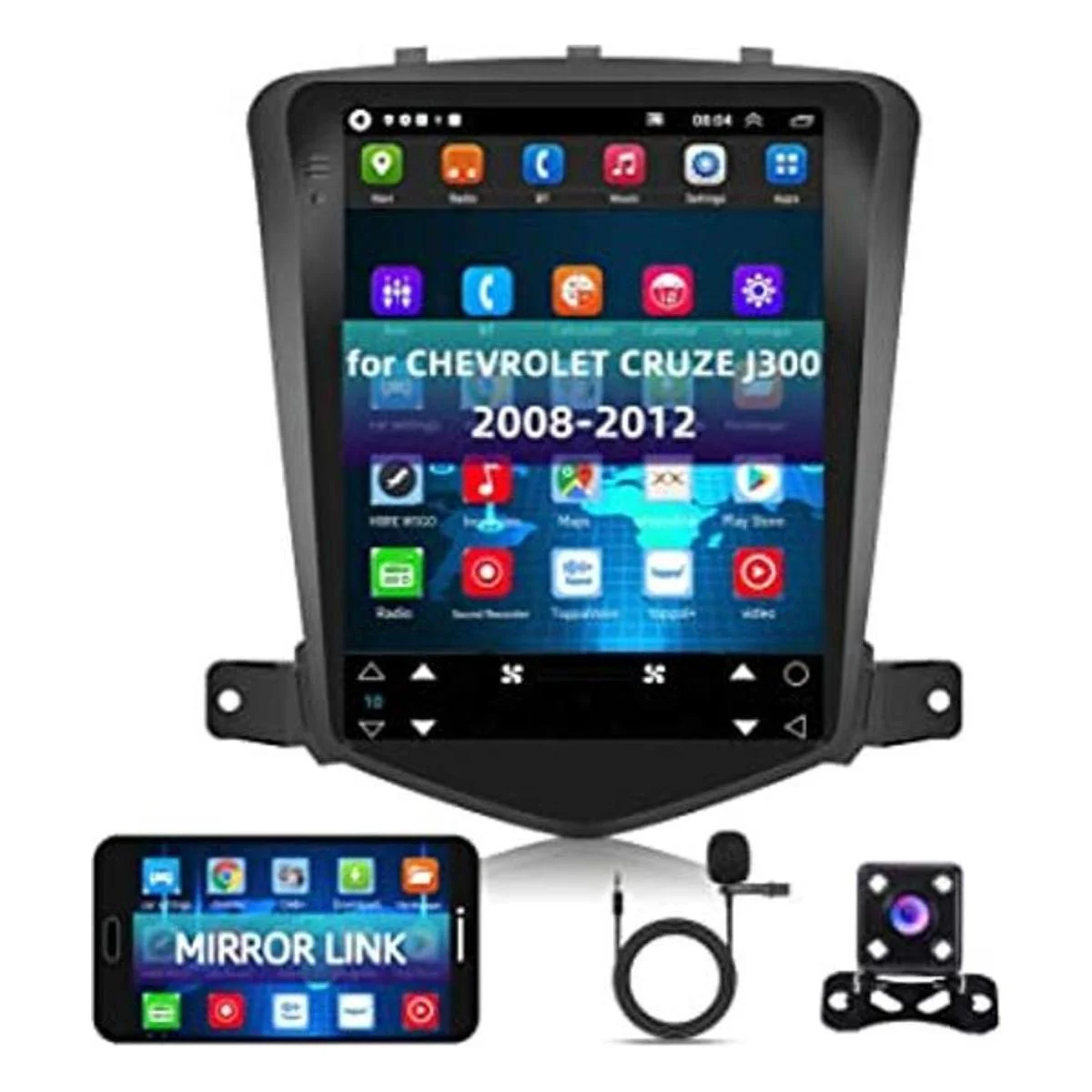 Podofo Radio de coche Android estéreo para Chevrolet Cruze_1