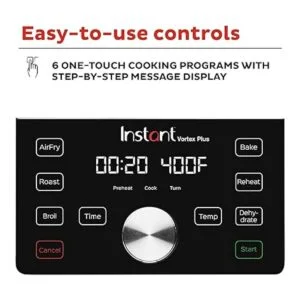 Instant Vortex Plus 6 en 1 Freidora de aire con pantalla_4