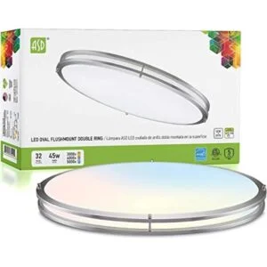 ASD Lámpara de techo ovalada de montaje empotrado de 32_1